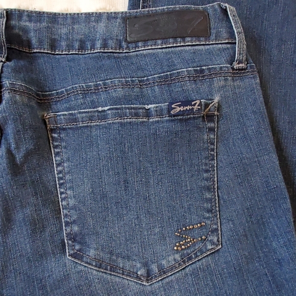 SEVEN7 ANKLE FLARE JEANS 14 - Picture 5 of 7